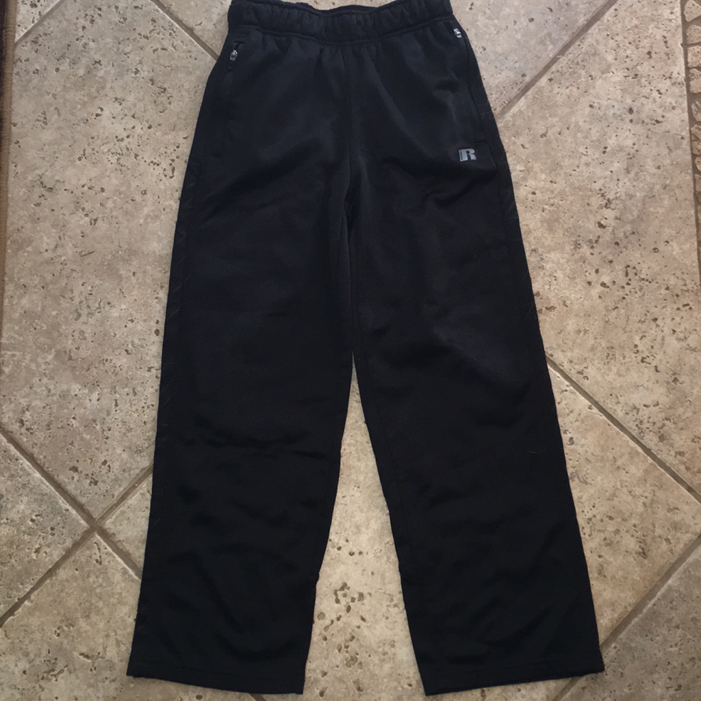 Russell Athletic Boys Black Casual Pants